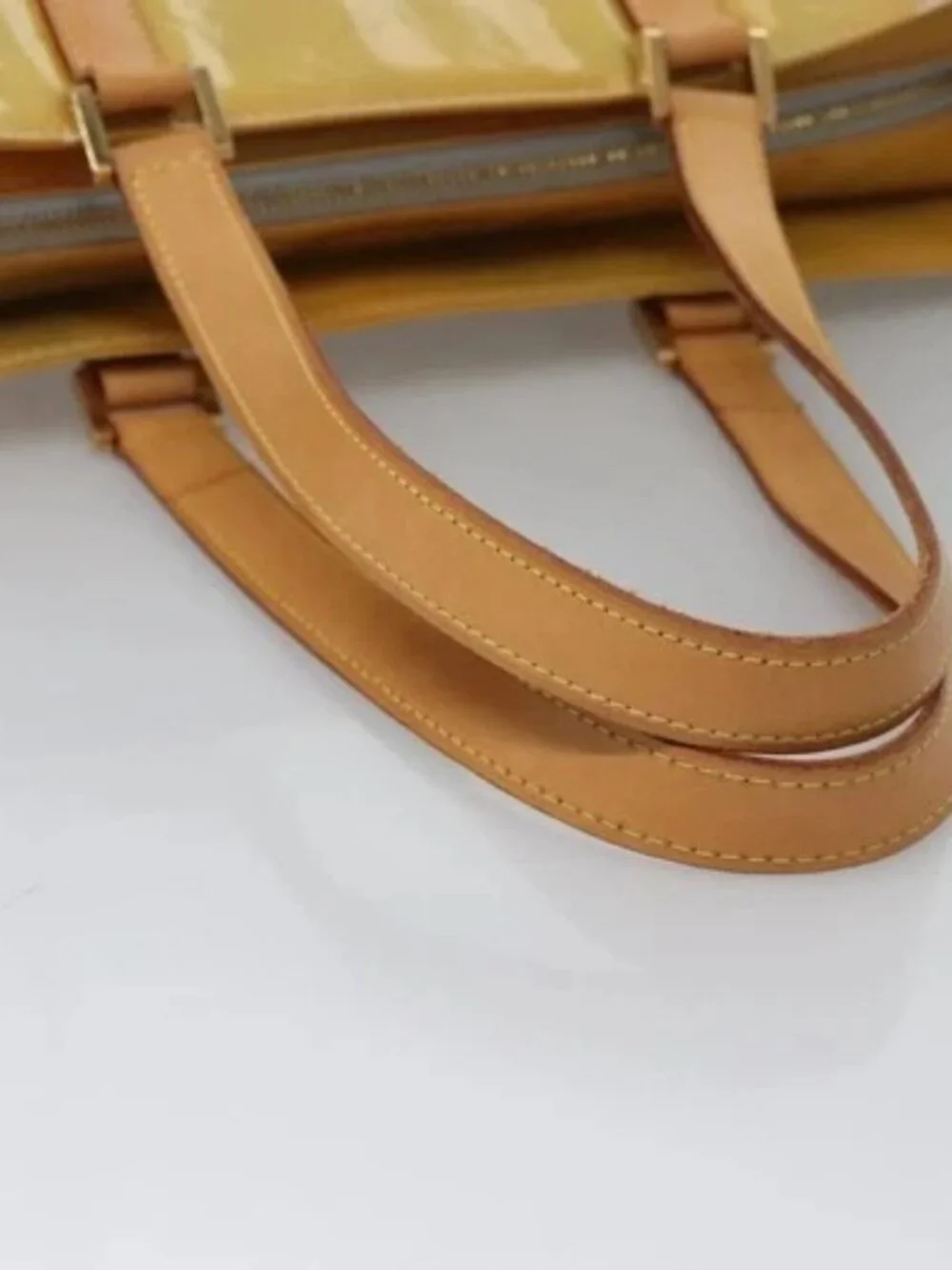 LOUIS VUITTON Monogram Vernis Columbus Tote Bag Gris M91028 LV Auth bs22929 - Picture 8 of 16